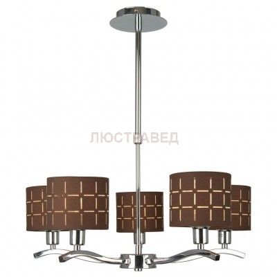 Подвесной светильник Escada 501/5P E14*60W D600 Black Brush Gold