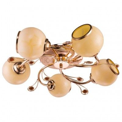 Потолочный светильник Escada 219/5PL E27*60W Gold