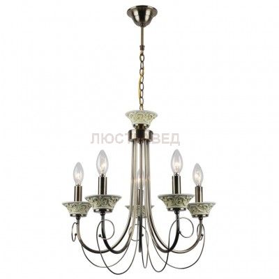 Подвесной светильник Escada 283/5 E14*40W Antique Brass