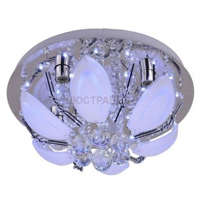 Потолочный светильник Escada 252R/4PL E14*60W+LED Chrome