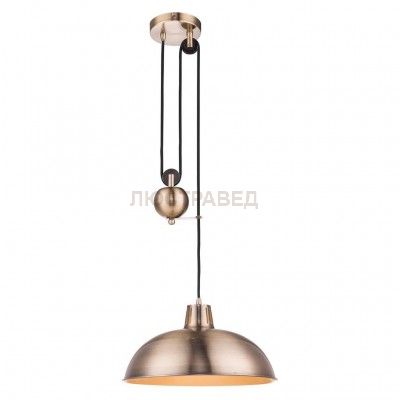 Подвесной светильник Escada Mardy 5066/1S E27*60W Antique Brass