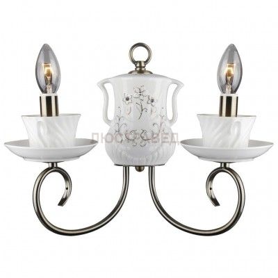 Настенный светильник Escada 5076/2A E14*40W Antique Brass