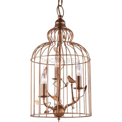 Люстра клетка Arte lamp A1865SP-3BG Gabbia