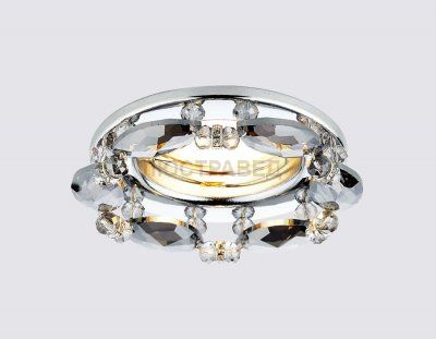 Встраиваемый светильник Ambrella K203 BK/CH