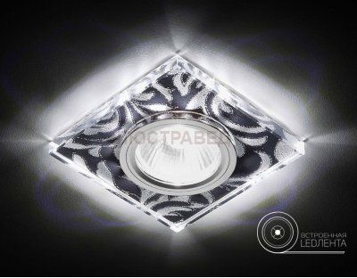 Встраиваемый светильник Ambrella S234 BK/CH/WH