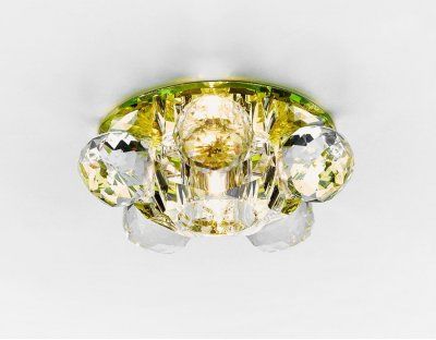 Встраиваемый светильник Ambrella D1055 G/CL