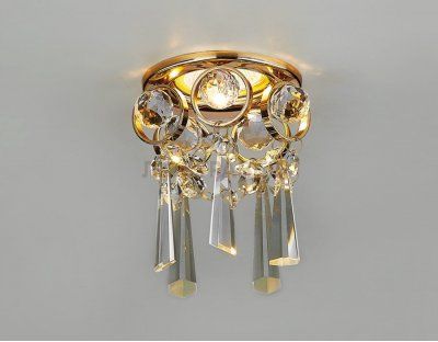 Светильник Ambrella K2222 CL/G золото/прозрачный