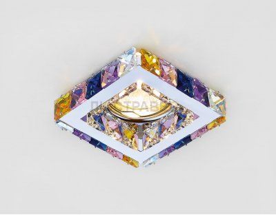 Светильник Ambrella K110 RA/CH хром/радужный хрусталь MR16