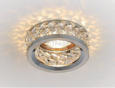 Встраиваемый светильник Ambrella K105/2 CL/CH