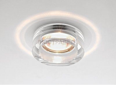 Точечный светильник Ambrella Кристальный D9160 CL/CH