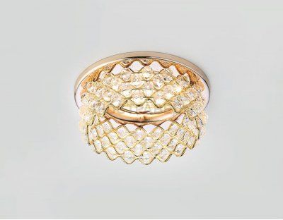 Светильник Ambrella D9060 G/CL золото прозрачный G9