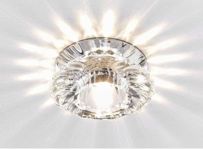 Точечный светильник Ambrella Кристальный D8180 MINI CL/CH