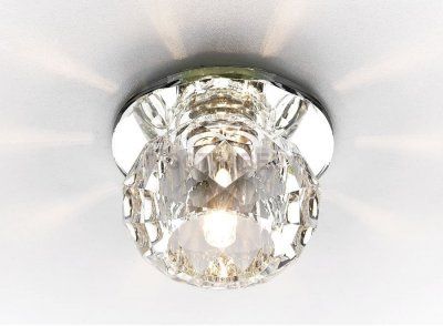 Точечный светильник Ambrella Кристальный D8078_CH_CL