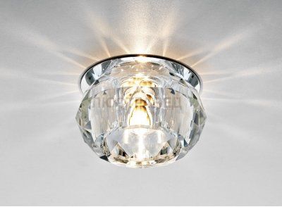 Точечный светильник Ambrella Кристальный D7327 CL/CH