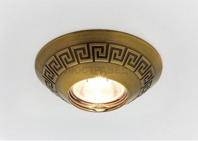 Точечный светильник Ambrella с узором D1158 SB