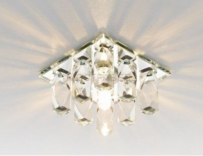 Точечный светильник Ambrella Кристальный D1049 CH CL