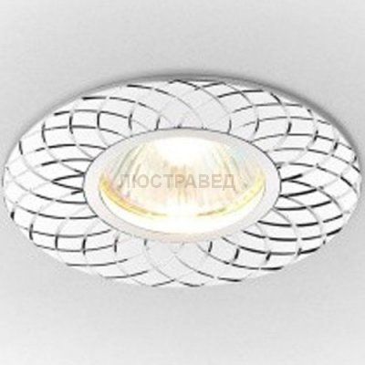 Точечный светильник Ambrella из алюминия с узором Классика A815 W