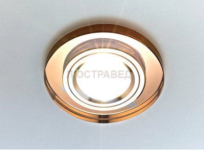 Точечный светильник Ambrella зеркальный Классика 8060 BR