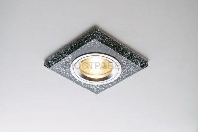 Встраиваемый светильник Ambrella D0227 BK/CH