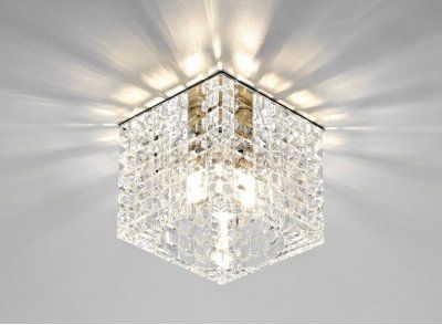 Светильник Ambrella D4144 CL/CH хром/прозрачный G9 D70 H60 mm