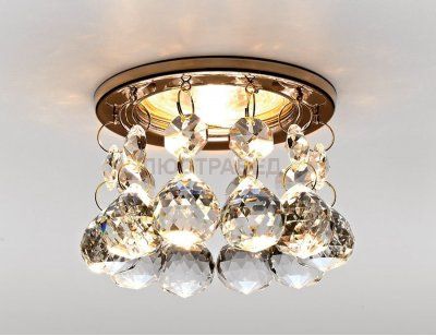 Встраиваемый светильник Ambrella K2051 CL/G