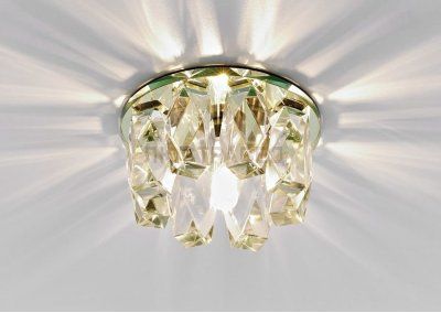 Встраиваемый светильник Ambrella D1047 CL/CL/G