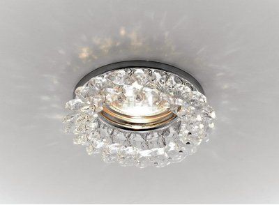 Точечный светильник Ambrella встраиваемый K206 CL/CH