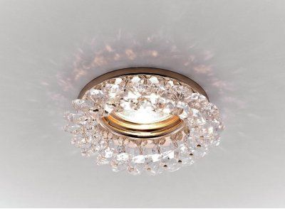 Светильник Ambrella K206 CL/G золото/прозрачный MR16