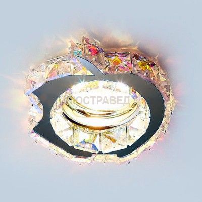 Светильник Ambrella K88 CH/PR хром/перламутровый хрусталь