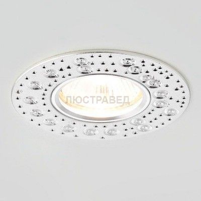 Точечный светильник Ambrella из алюминия с узором Классика A801 AL