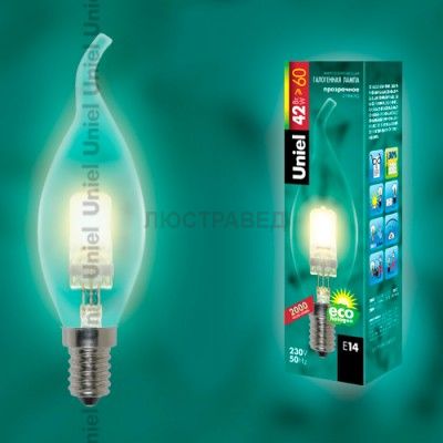 Лампа UNIEL HCL-42/CL/E14 flame