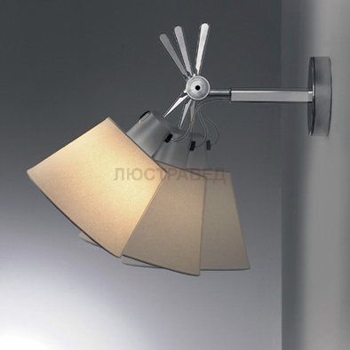 Настенный светильник бра Artemide 1184010A+0372050A TOLOMEO PARETE DIFFUSORE