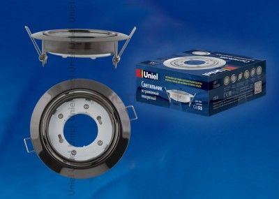 Светильник UNIEL GX53/H5-M BLACK CHROME