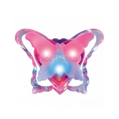 Uniel DTL-302-Бабочка/Pearl/4LED/0,5W Светильник-ночник