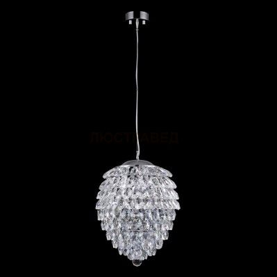 Светильник подвесной Crystal lux CHARME SP3+3 LED CHROME/TRANSPARENT 1370/206