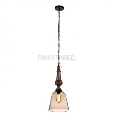 Светильник подвесной Crystal lux DECO SP1 A AMBER 1530/201