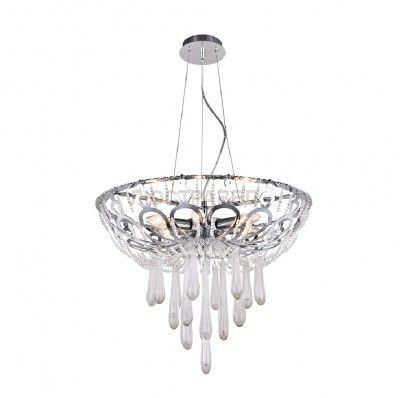 Светильник подвесной Crystal lux DOROTEA SP5 D450 CHROME 1600/205