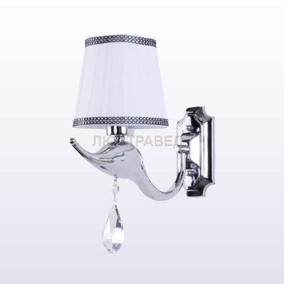 Светильник настенный бра Crystal lux FLAMINGO AP1 CHROME 1760/401