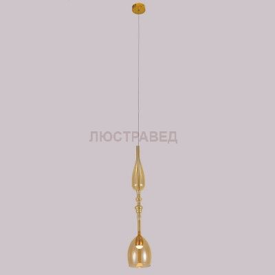 Светильник подвесной Crystal lux LUX SP1 C AMBER 2264/201