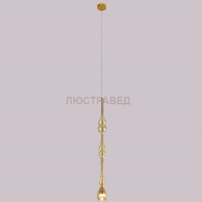 Светильник подвесной Crystal lux LUX SP1 D AMBER 2267/201