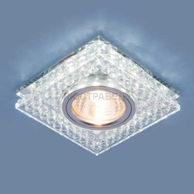 Точечный светодиодный светильник Электростандарт 8391 MR16 CL/SL прозрачный/серебро