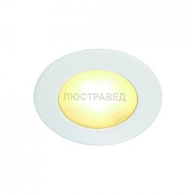 SLV 112221 Downlight, DL 126 LED, rund, weiss, 2,8W LED, warmweiss,12V