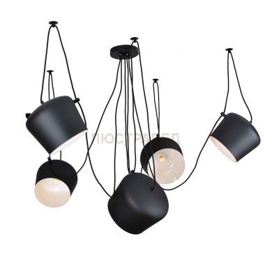 Люстра черная LSP-9919 паук