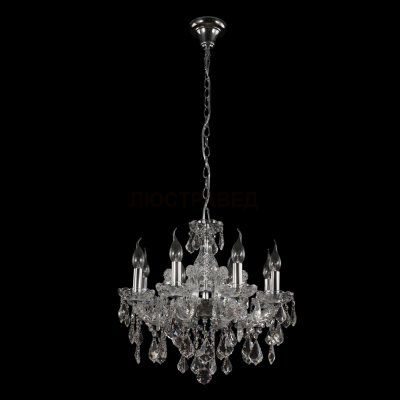 Люстра INES SP8 CHROME/TRANSPARENT (2040/308) Crystal lux