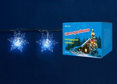 Гирлянда UNIEL ULD-S0700-050/DTA WHITE IP20 SNOWFLAKES-1