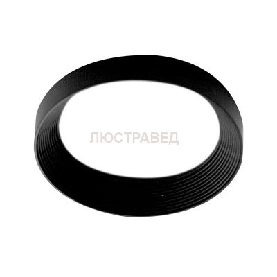 декоративное пластиковое кольцо черного цвета для светильника DL18761/X 30W Donolux Ring X DL18761/X 30W black