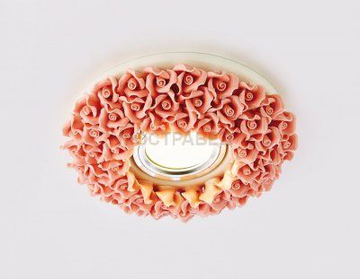 Светильник встроенный красный Ambrella D5505 PI