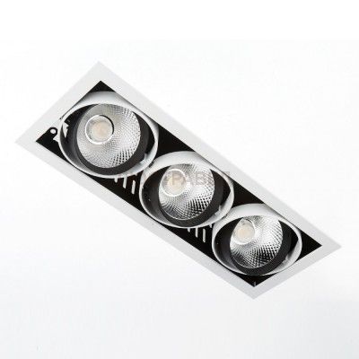 Светильник Ambrella T813 BK/CH 3*12W 4200K