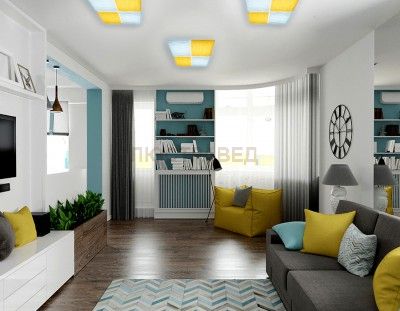 Светильник Ambrella FP2381 WH 128W D500*500