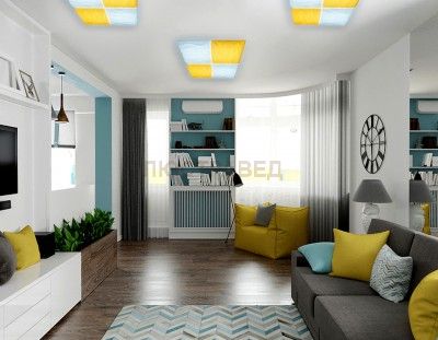 Светильник Ambrella FP2382 WH 128W D500*500